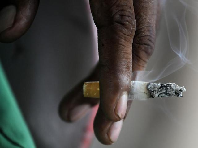 In India, smoking causes about 30% of all cancer deaths (including 90% of lung cancer deaths), 17% of heart disease deaths, and at least 80% of deaths from bronchitis and emphysema. (Sunil Ghosh/HT ) In India, smoking causes about 30% of all cancer deaths (including 90% of lung cancer deaths), 17% of heart disease deaths, and at least 80% of deaths from bronchitis and emphysema. (Sunil Ghosh/HT )