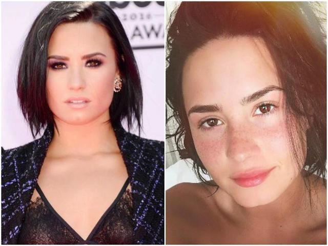 Demi Lovato is so pretty, more so with those exposed freckles.