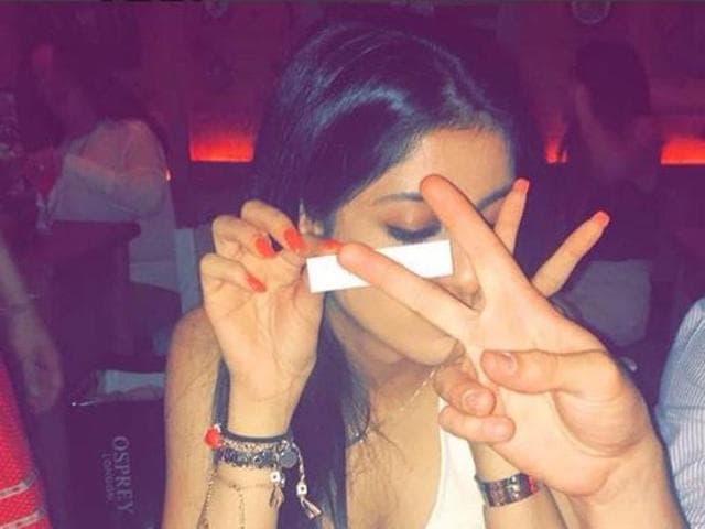 And, that’s how Amitabh’s grand daughter Navya Nanda spent her evening. (Instagram)