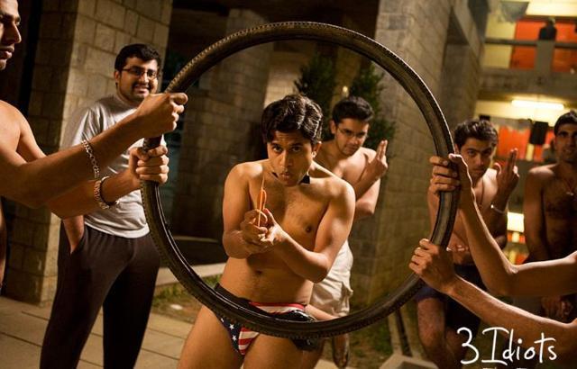 A scene from Aamir Khan’s 3 Idiots.