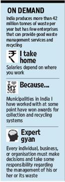 Waste management experts are high on demand. (HT Photo)