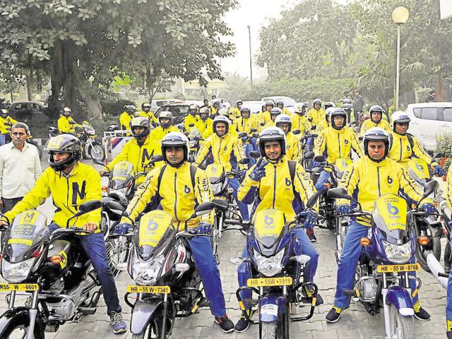 According to the Motor Vehicles Act 1988, taxis are supposed to have yellow number plates. However, Uber bike taxis are plying with white number plates.(Picture for representation) According to the Motor Vehicles Act 1988, taxis are supposed to have yellow number plates. However, Uber bike taxis are plying with white number plates.(Picture for representation)