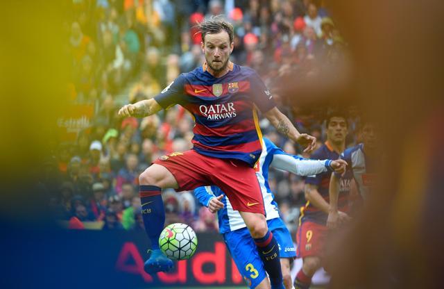 Barcelona's Croatian midfielder Ivan Rakitic controls a ball during a Spanish league football match between FC Barcelona vs RCD Espanyol at the Camp Nou stadium in Barcelona. (AFP File Photo) Barcelona's Croatian midfielder Ivan Rakitic controls a ball during a Spanish league football match between FC Barcelona vs RCD Espanyol at the Camp Nou stadium in Barcelona. (AFP File Photo)