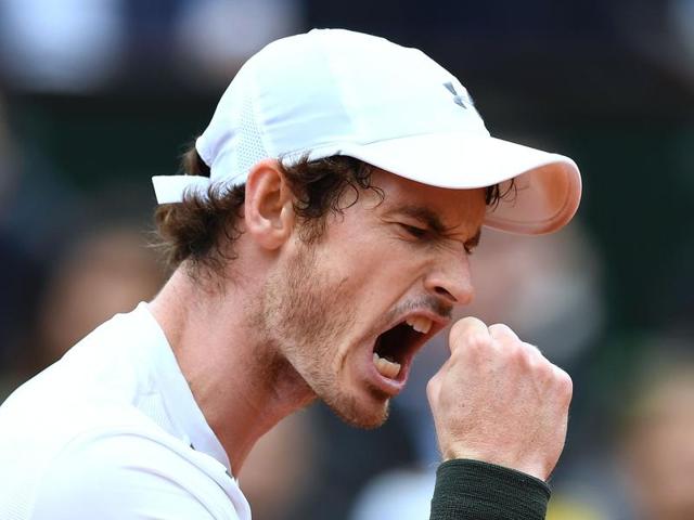 Richard Gasquet and Andy Murray, left, shake hands with the chair umpire after the match.(AP)