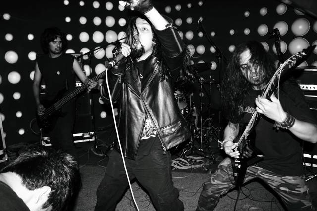 Witchgoat, a band from Bengaluru, at Domination - The Deathfest 2013 in Mumbai (Photo: Tushar Dhanawade)