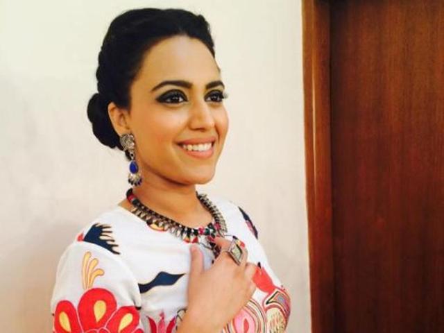 Swara Bhaskar strikes a pose before a promotional event. (Instagram)