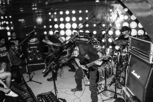 Plague Throat, a band fromShillong, at Domination - The Deathfest 2014 in Mumbai (Photo: Tushar Dhanawade) Plague Throat, a band fromShillong, at Domination - The Deathfest 2014 in Mumbai (Photo: Tushar Dhanawade)