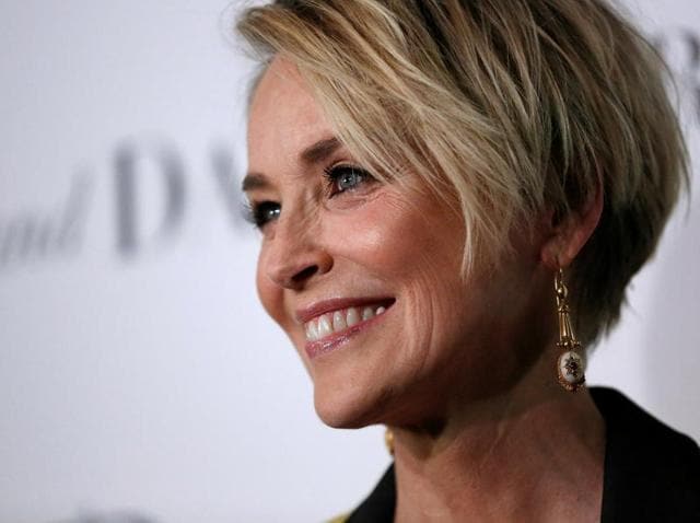 Cast member Sharon Stone poses at a premiere for Mothers and Daughters at The London Hotel in West Hollywood.(REUTERS)