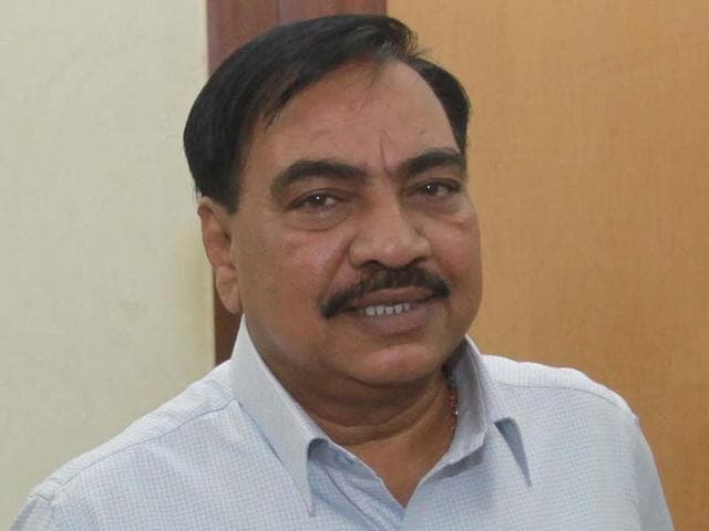 Maharashtra revenue minister Eknath Khadse (Hemant Padalkar/HT Photo) Maharashtra revenue minister Eknath Khadse (Hemant Padalkar/HT Photo)