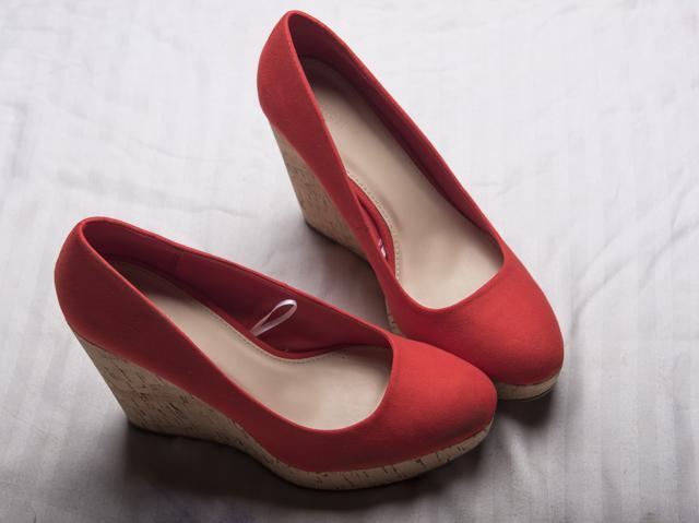 Wedge pumps from Forever 21 (Photo: Aalok Soni/HT)