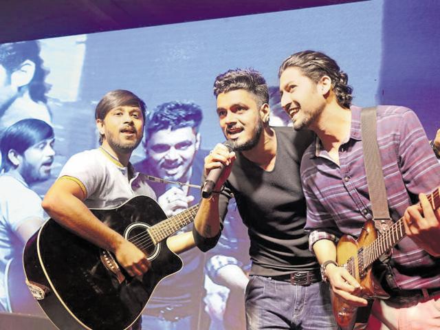 The four-member band Zehan (above) is a hit with their Bollywood numbers. (HT PHOTOS) The four-member band Zehan (above) is a hit with their Bollywood numbers. (HT PHOTOS)