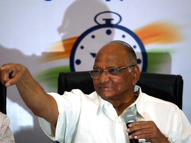 NCP chief Sharad Pawar.(Kunal Patil / HT Photo)