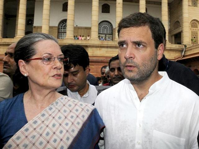 File photo of Congress president Sonia Gandhi and vice-president Rahul Gandhi. There has been speculation surrounding the elevation of Rahul Gandhi as party president. (Sonu Mehta / HT Photo) File photo of Congress president Sonia Gandhi and vice-president Rahul Gandhi. There has been speculation surrounding the elevation of Rahul Gandhi as party president. (Sonu Mehta / HT Photo)