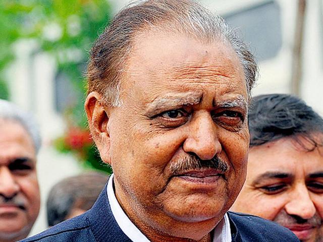 Pakistan President Mamnoon Hussain. (AFP) Pakistan President Mamnoon Hussain. (AFP)