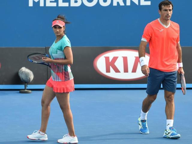 French Open MirzaDodig, PaesHingis mixed doubles final on track