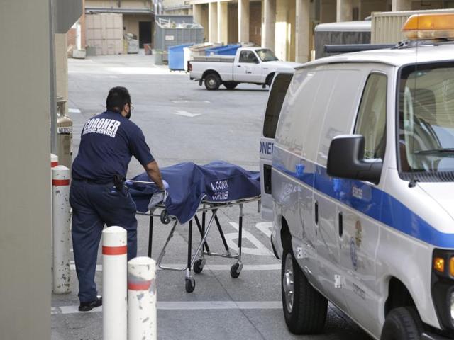 A person from the Los Angeles County Department of Medical Examiner-Coroner's office removes a body at the scene of a fatal shooting at the University of California, Los Angeles, Wednesday, June 1, 2016, in Los Angeles. (AP) A person from the Los Angeles County Department of Medical Examiner-Coroner's office removes a body at the scene of a fatal shooting at the University of California, Los Angeles, Wednesday, June 1, 2016, in Los Angeles. (AP)