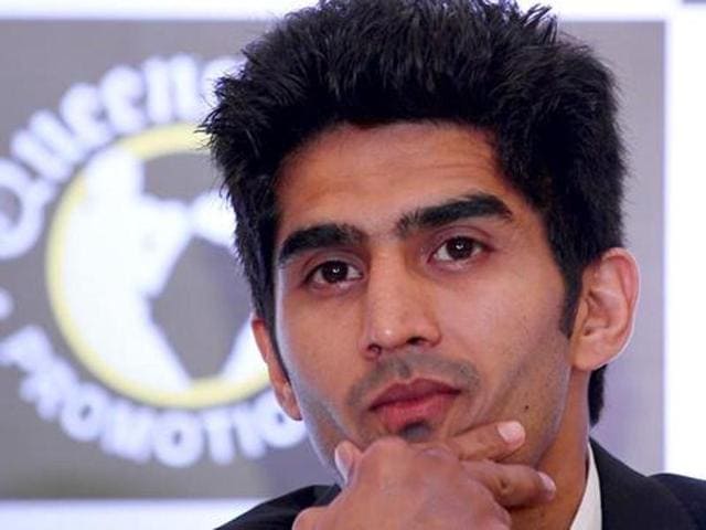 Vijender Singh turned professional last year and has won all of his six bouts so far. (Getty Images) Vijender Singh turned professional last year and has won all of his six bouts so far. (Getty Images)