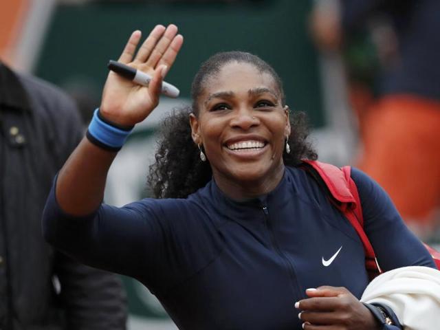 Serena Williams and Yulia Putintseva at the net after the match. (AP) Serena Williams and Yulia Putintseva at the net after the match. (AP)