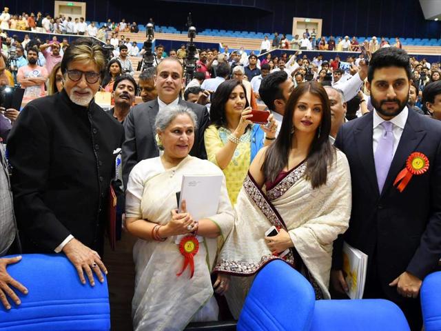 Amitabh and Jaya also worked together in Sholay (1975). (PTI) 
