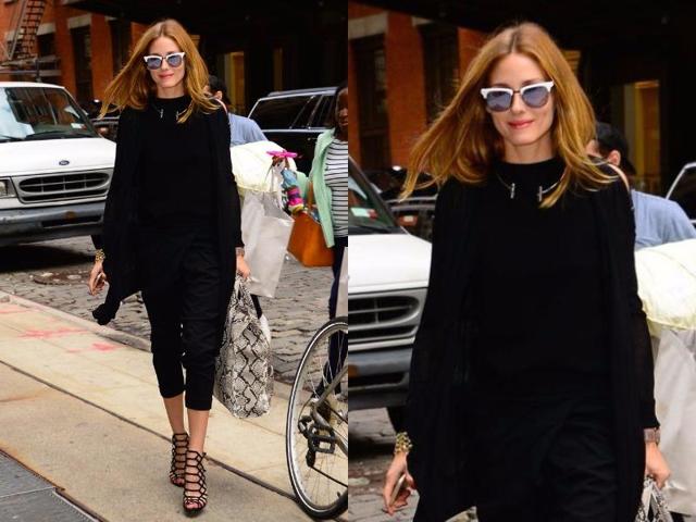 Embrace summer’s breezy cuts while keeping with your darker colour palette. This all-black ensemble with perfect accessories feels perfect for a hot day. (Pinterest) Embrace summer’s breezy cuts while keeping with your darker colour palette. This all-black ensemble with perfect accessories feels perfect for a hot day. (Pinterest)