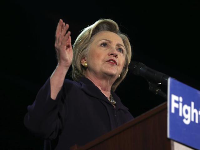 US presidential hopeful Hillary Clinton has garnered support of the Asian-American and Pacific Islander community, which includes Indian Americans, as she ventures to California aiming to snatch the Democratic presidential nomination from rival Bernie Sanders next week. (AP Photo) US presidential hopeful Hillary Clinton has garnered support of the Asian-American and Pacific Islander community, which includes Indian Americans, as she ventures to California aiming to snatch the Democratic presidential nomination from rival Bernie Sanders next week. (AP Photo)