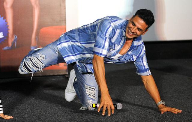 Akshay Kumar does a dance step during a press conference for Housefull 3. the film releases today. (AFP) Akshay Kumar does a dance step during a press conference for Housefull 3. the film releases today. (AFP)