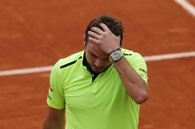 Wawrinka’s backhand did not fire for him. (Reuters) Wawrinka’s backhand did not fire for him. (Reuters)