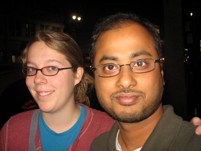 Undated photo shows Ashley Hasti (left) and Mainak Sarkar, who police say carried out a murder-suicide at the University of California, Los Angeles, on Wednesday. Sarkar had a "kill list" with multiple names that included professor Bill Klug, Hasti, who was found dead in a Minneapolis suburb, and another UCLA professor who was not harmed. (AP) Undated photo shows Ashley Hasti (left) and Mainak Sarkar, who police say carried out a murder-suicide at the University of California, Los Angeles, on Wednesday. Sarkar had a "kill list" with multiple names that included professor Bill Klug, Hasti, who was found dead in a Minneapolis suburb, and another UCLA professor who was not harmed. (AP)