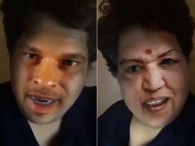 A still from Tanmay Bhat’s Snapchat video A still from Tanmay Bhat’s Snapchat video