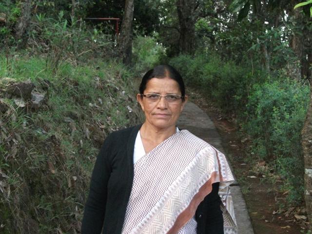 Basanti Behan was awarded the Nari Shakti Samman this year by the president’s office for her efforts to save the Kosi river.(HT Photo)