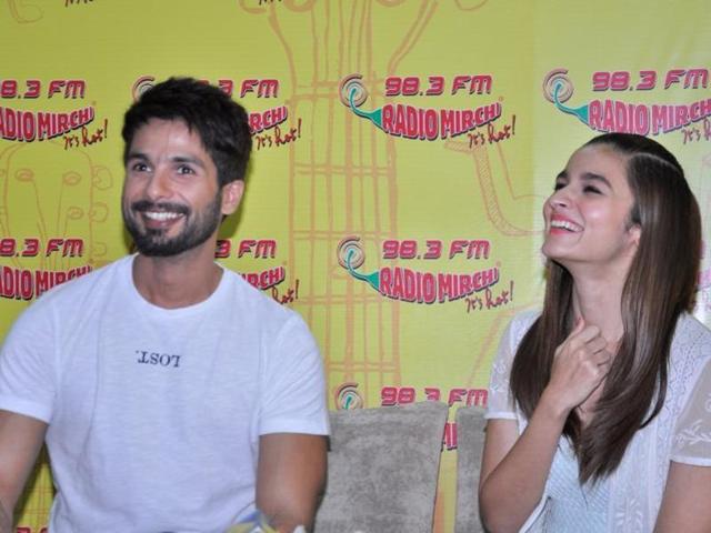 Actors Shahid Kapoor and Alia Bhatt during the promotion of film Udta Punjab in Mumbai. (Photo: IANS) Actors Shahid Kapoor and Alia Bhatt during the promotion of film Udta Punjab in Mumbai. (Photo: IANS)