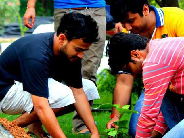 On Sunday, Swechha India will plant saplings across Gurgaon. On Sunday, Swechha India will plant saplings across Gurgaon.