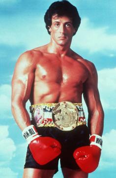 Slyster Stallone in Rocky. Slyster Stallone in Rocky.