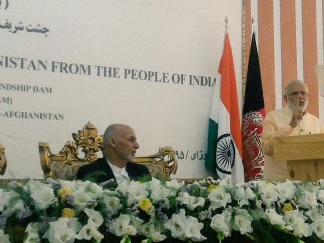 PM begins speech after Friendship Dam inauguration. PM begins speech after Friendship Dam inauguration.