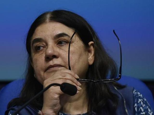 “When a girl goes missing in Uttarakhand, police think that men from Haryana might have kidnapped her, owing to the skewed sex ratio in Haryana,” said Maneka.(HT Photo) “When a girl goes missing in Uttarakhand, police think that men from Haryana might have kidnapped her, owing to the skewed sex ratio in Haryana,” said Maneka.(HT Photo)