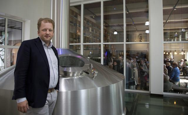 Brewer Xavier Vanneste stands near a brewing vat at the Halve Maan Brewery in Bruges, Belgium on Thursday, May 26, 2016. (AP) Brewer Xavier Vanneste stands near a brewing vat at the Halve Maan Brewery in Bruges, Belgium on Thursday, May 26, 2016. (AP)