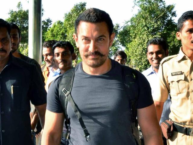 Bollywood superstar Aamir Khan has lost 25 kg by walking over 1,000 km in four months.(Yogen Shah)