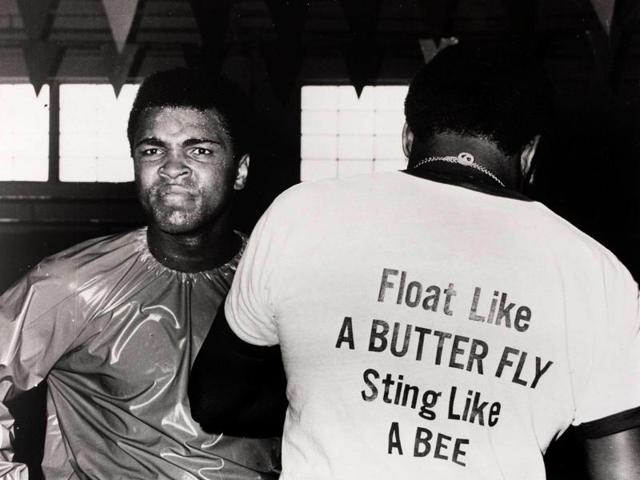 Heavyweight Champion of the World Muhammad Ali is pictured in training. (Getty Images) Heavyweight Champion of the World Muhammad Ali is pictured in training. (Getty Images)