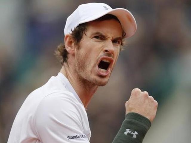Murray reacts during French Open 2016.(Reuters Photo)