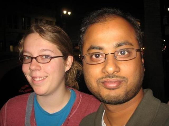 This undated photo shows Ashley Hasti (left), partner of Mainak Sarkar who police say carried out a murder-suicide at the University of California, Los Angeles on Wednesday. (AP via Facebook) This undated photo shows Ashley Hasti (left), partner of Mainak Sarkar who police say carried out a murder-suicide at the University of California, Los Angeles on Wednesday. (AP via Facebook)