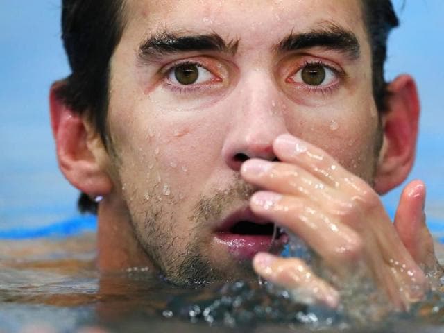 Phelps finished fourth in the 200m freestyle won by Townley Haas.(AP)