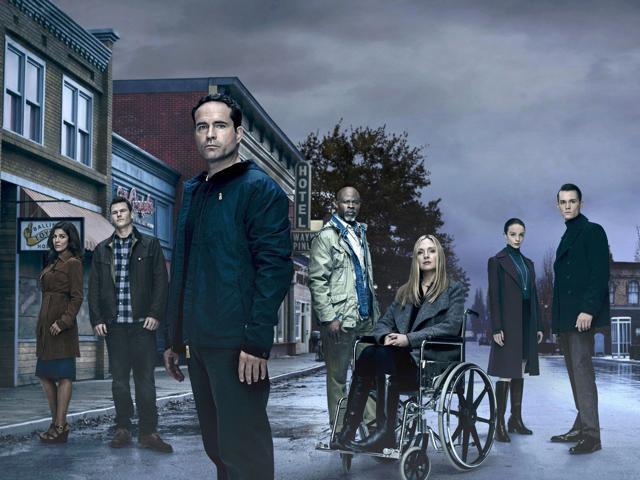 A still from Wayward Pines. A still from Wayward Pines.