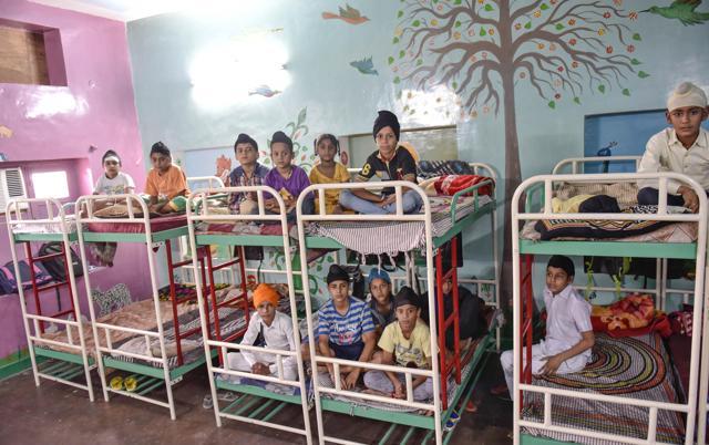 Students in a school hostel room run by Damdami Taksal, Chowk Metha, 50 km away from Amritsar. (Gurpreet Singh/HT Photo) Students in a school hostel room run by Damdami Taksal, Chowk Metha, 50 km away from Amritsar. (Gurpreet Singh/HT Photo)