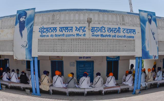 Even today, Bhindranwale is everywhere in the Taksal, in life-size boards, pictures. (Gurpreet Singh/Hindustan Times) Even today, Bhindranwale is everywhere in the Taksal, in life-size boards, pictures. (Gurpreet Singh/Hindustan Times)