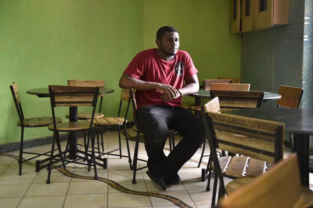 Levyf Lufungula of Congo at the private institute in New Delhi where he is training in computer networking (Saumya Khandelwal/HT Photo) Levyf Lufungula of Congo at the private institute in New Delhi where he is training in computer networking (Saumya Khandelwal/HT Photo)
