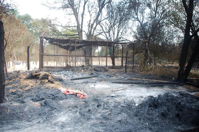 They built a self-sustaining unit, growing vegetables – mostly potatoes – inside the park. No one, not even police, was allowed inside. For every 10-15 hutments, the group also built toilets. (Antram/HT Photo)