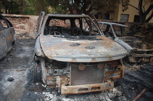 Th shooting triggered clashes and rioting inside the park. More than 100 people were hurt in the melee. (Antram/HT Photo)