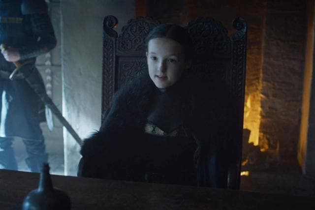 This one, Lady Lyanna Mormont, was the only thing nice and fresh on this week’s episode. (HBo)