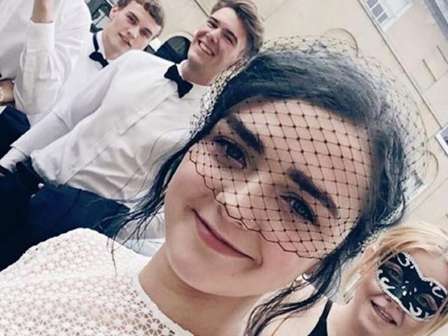 Game of Thrones’ Maisie Williams is ready for the NSPCC Summer Masquerade Ball. (Instagram)