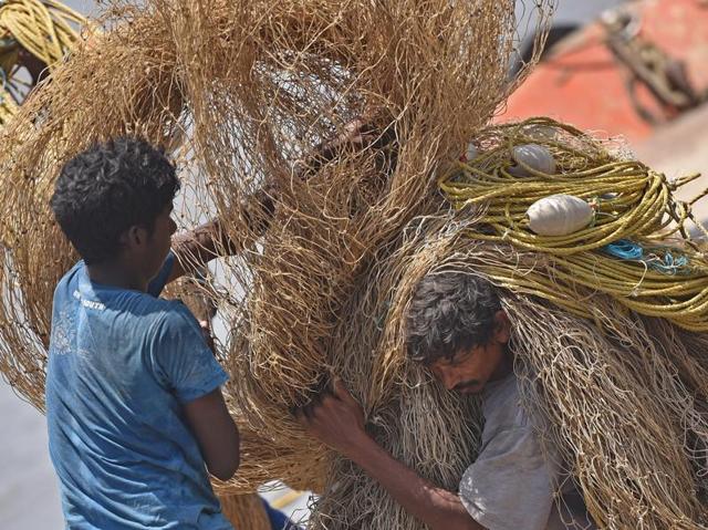 This is when they clean and repair their fishing nets (Hindustan Times)